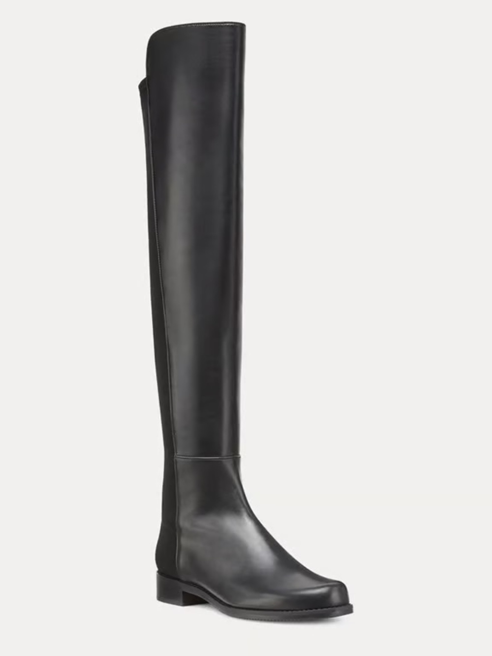 Stuart Weitzman Black Leather 5050 OVER-THE-KNEE BOOT